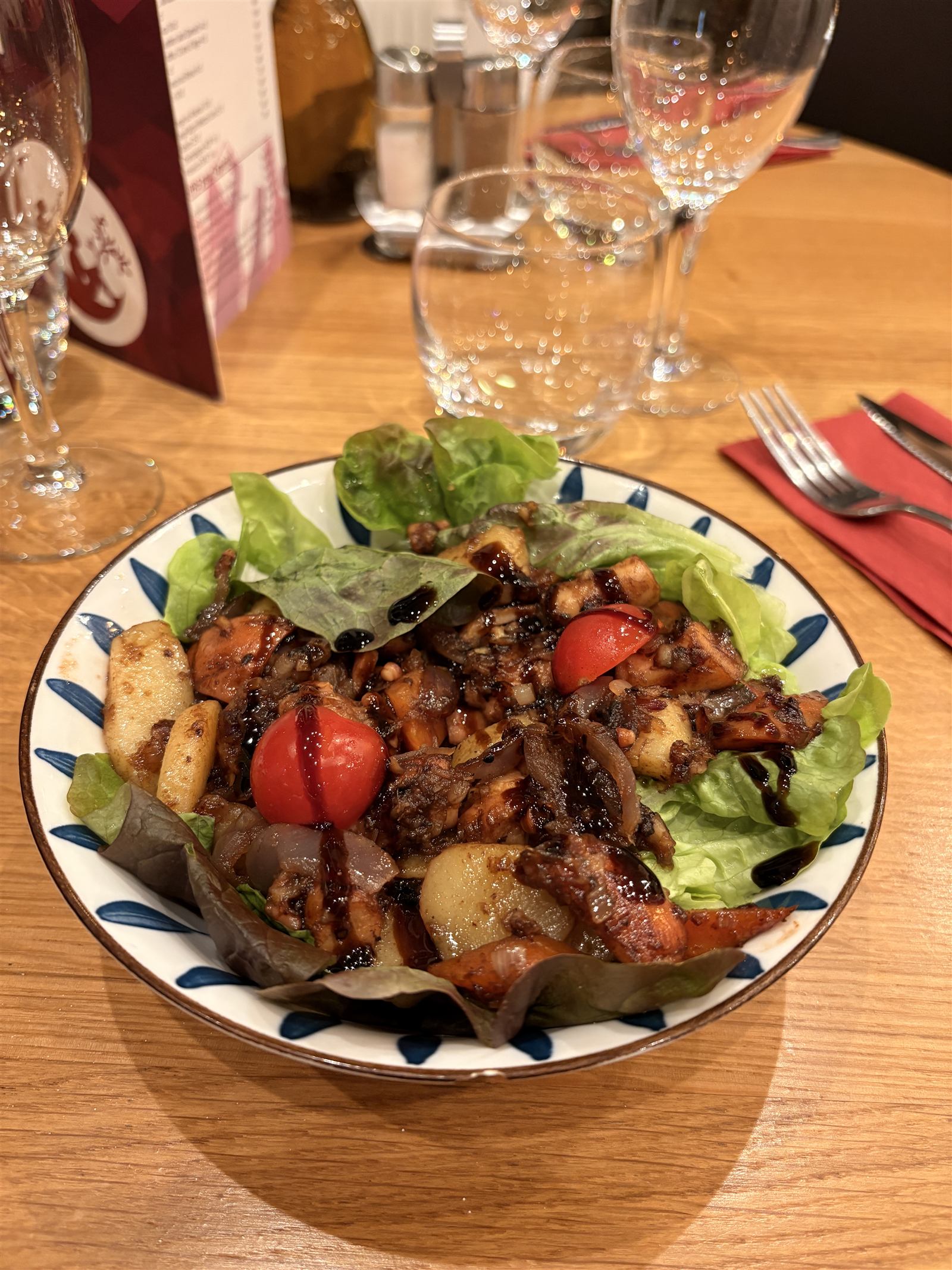 Salade de poulpe La Mezza Luna