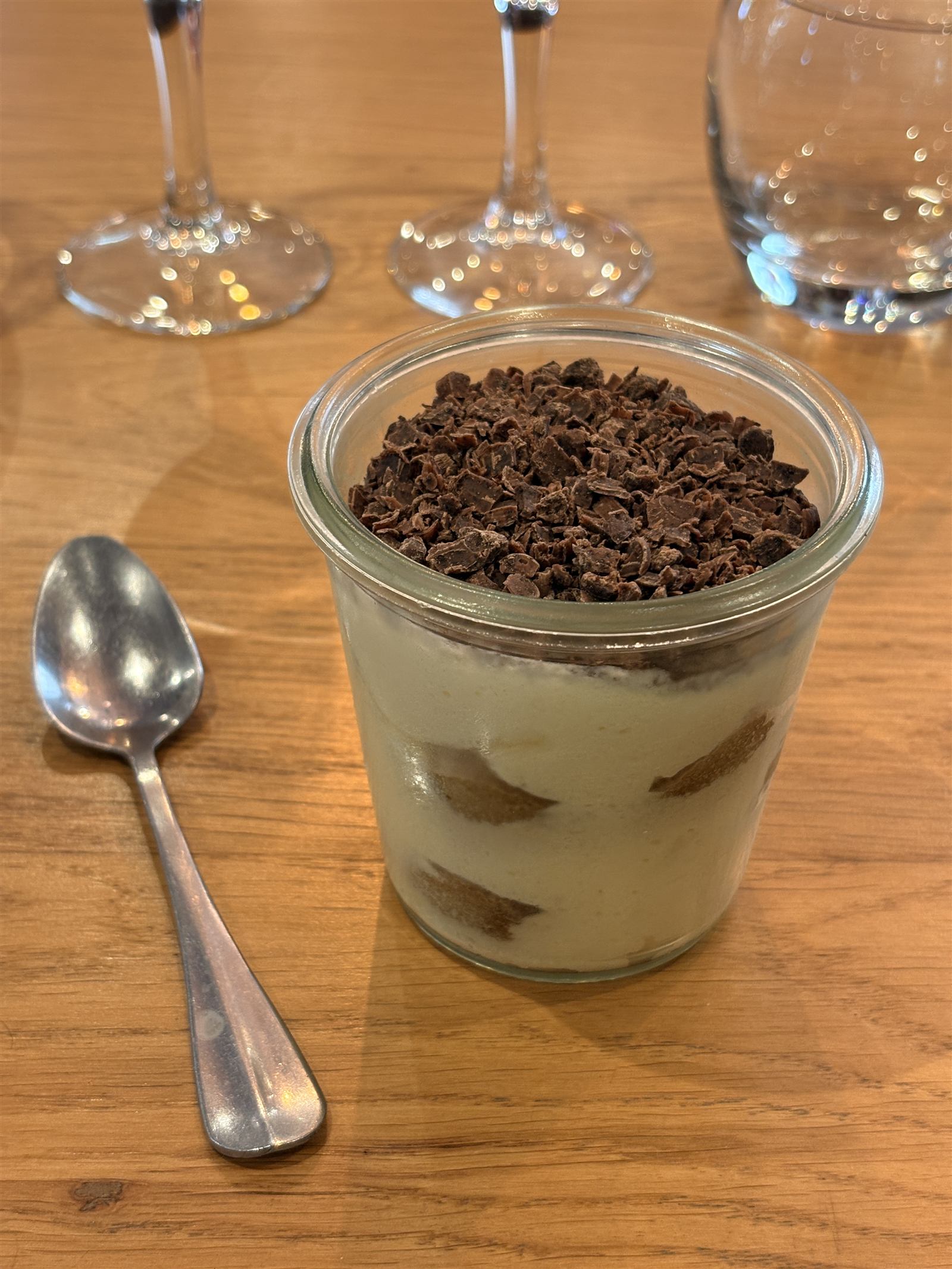 Tiramisu maison La Mezza Luna Clamart