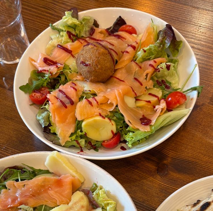 Salade nordique saumon La Mezza Luna