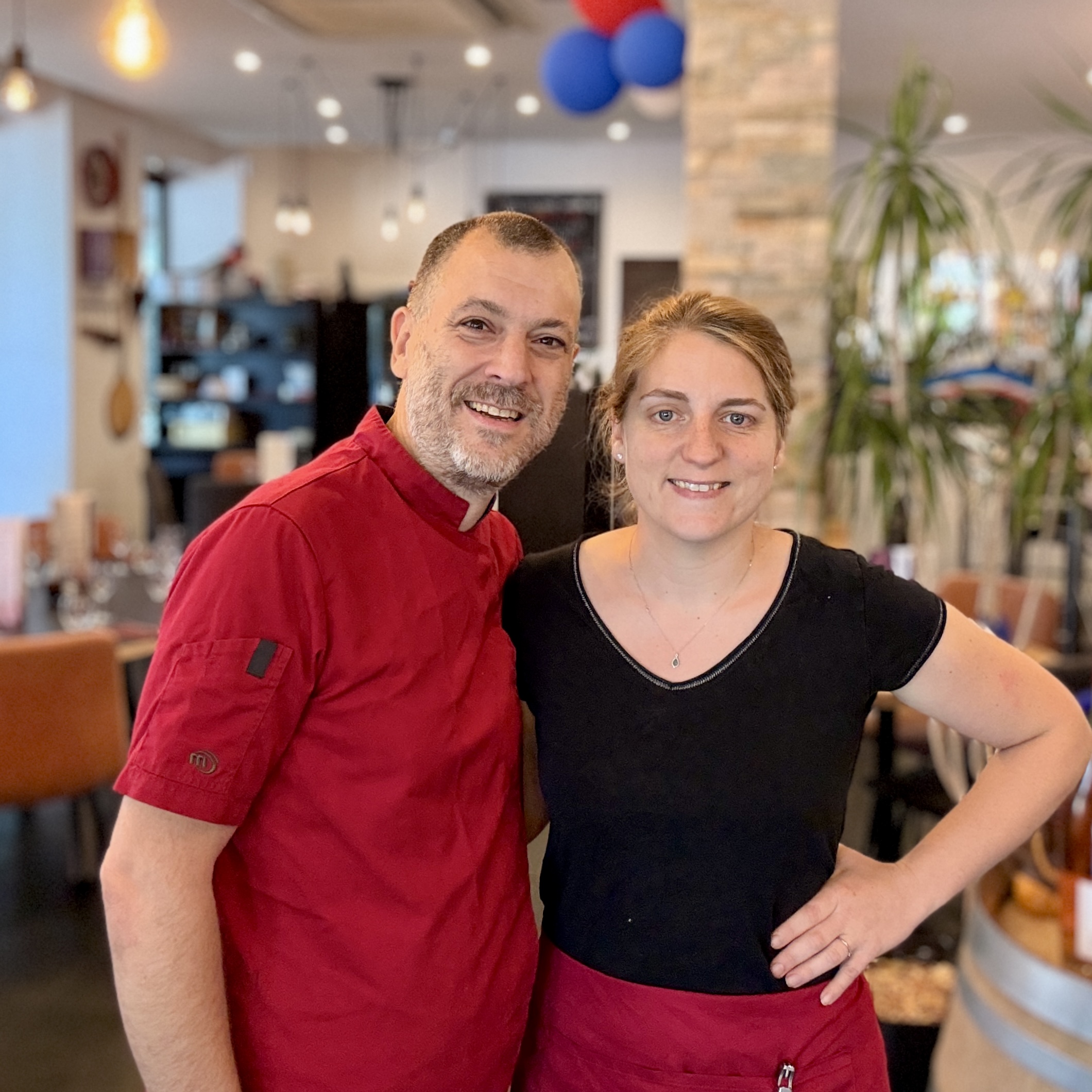 Gwen et Stéphane, vos hôtes à La Mezza Luna